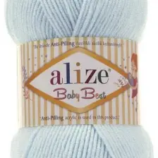 Alize Baby Best El Örgü Ipi Renk KODU:189-AÇIK Turkuaz