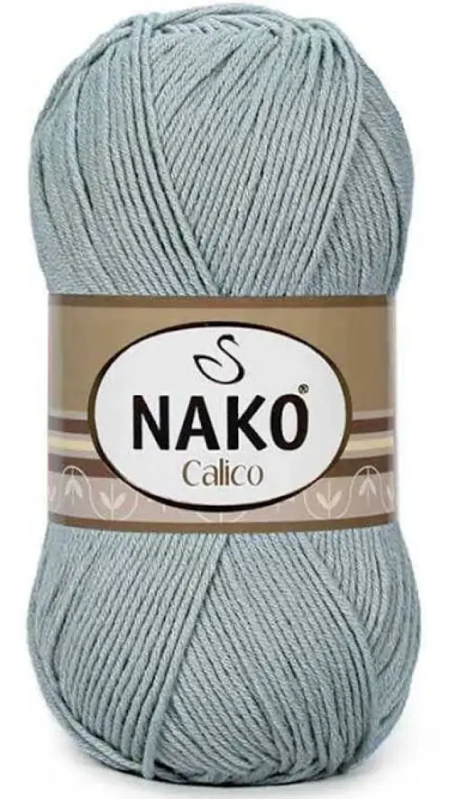 Nako Calico 10255 Gri  Örgü İpi