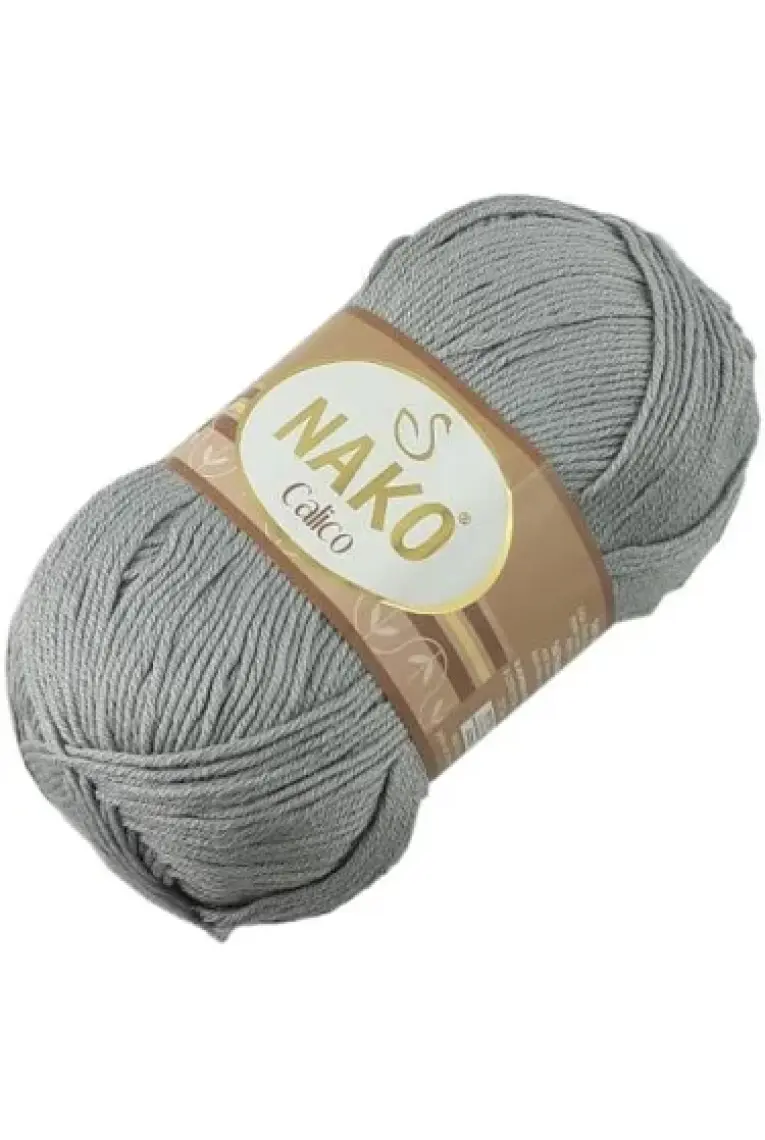 Nako Calico 10255 Gri  Örgü İpi