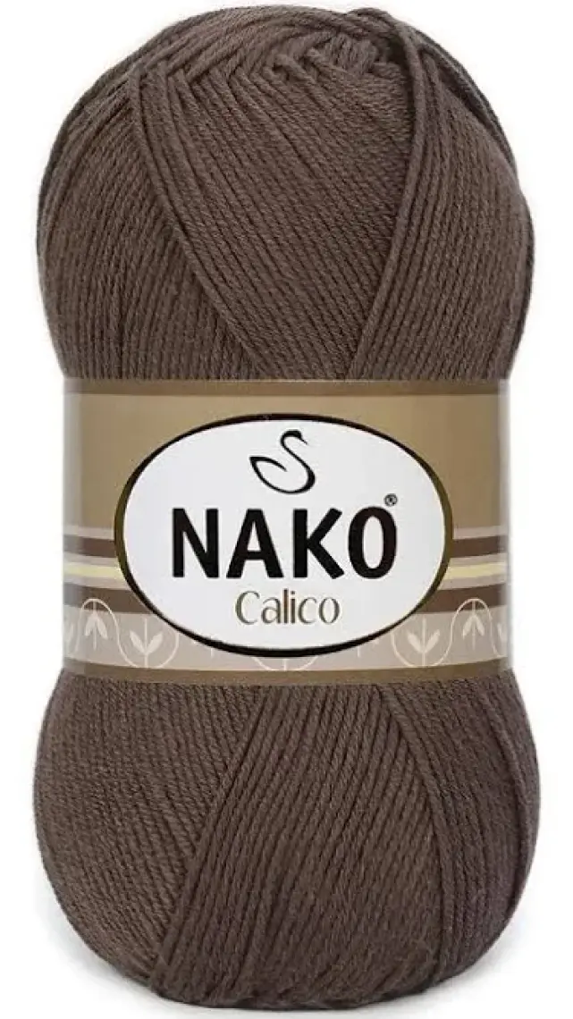 Nako Calico 10255 Gri  Örgü İpi