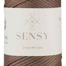 Sensy Polyester Makrome Ip 3 mm 250 Gram Makrome Ipi 120 Metre Supla Ip ve Çanta Ipliği