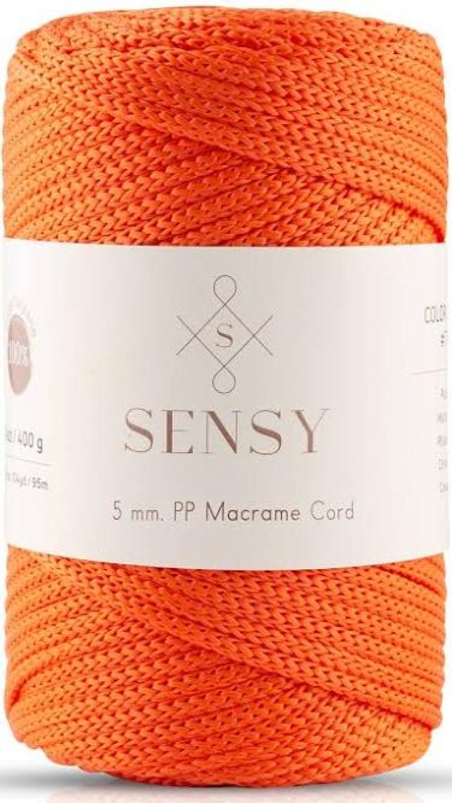Sensy Polyester Makrome Ip 400 gr -5mm Pp Cord Polyester Makrome Ipi 5 mm Çanta ve Supla Ipliği