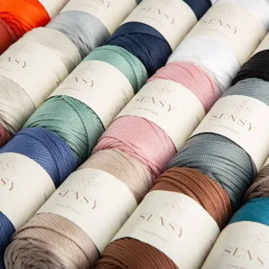Sensy Polyester Makrome Ip 3 mm 250 Gram Makrome Ipi 120 Metre Supla Ip ve Çanta Ipliği