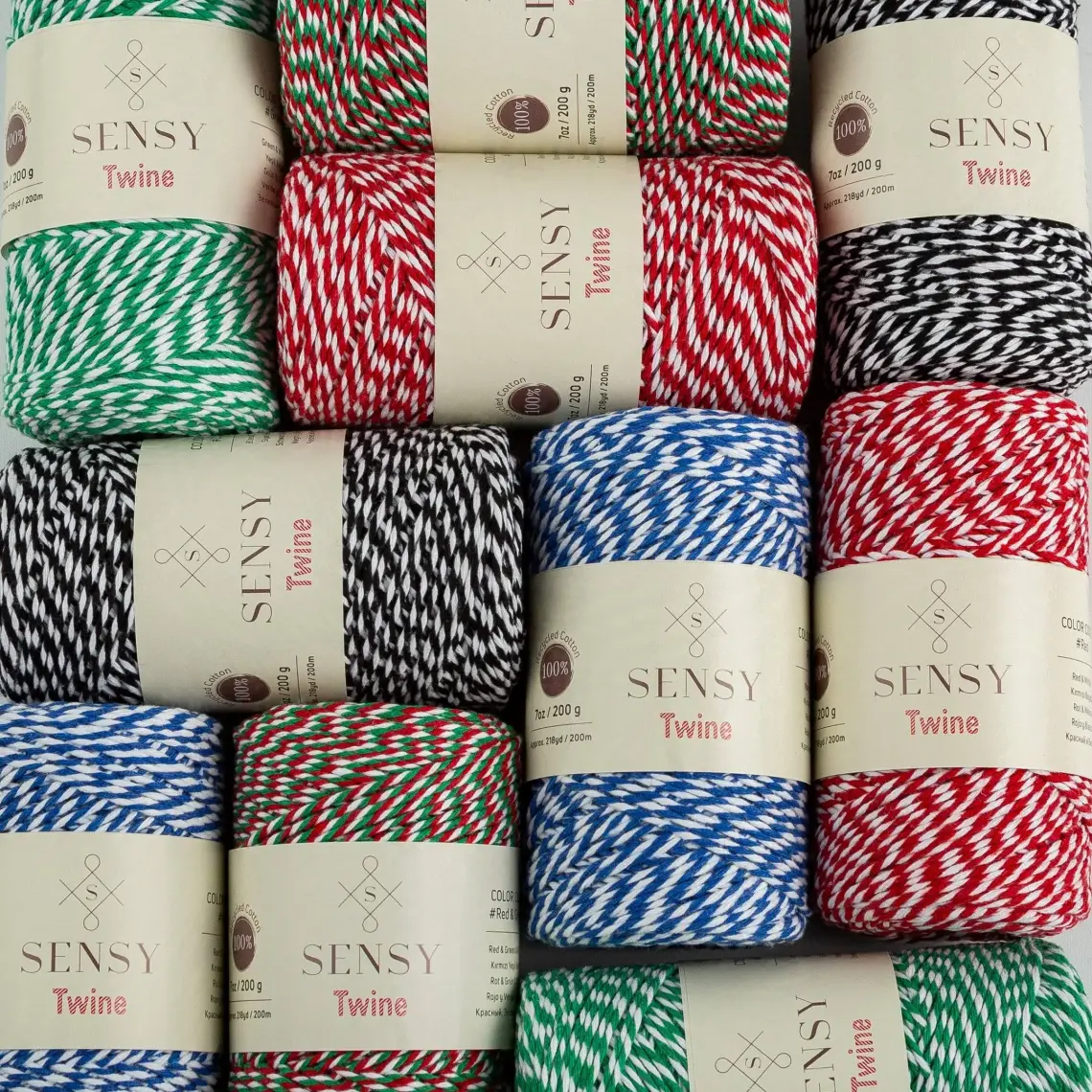 Sensy Premium 200 Metre 200 G Paket Ip Hediye Paketleme Ipi Marteniçka Ipi Twine Baker
