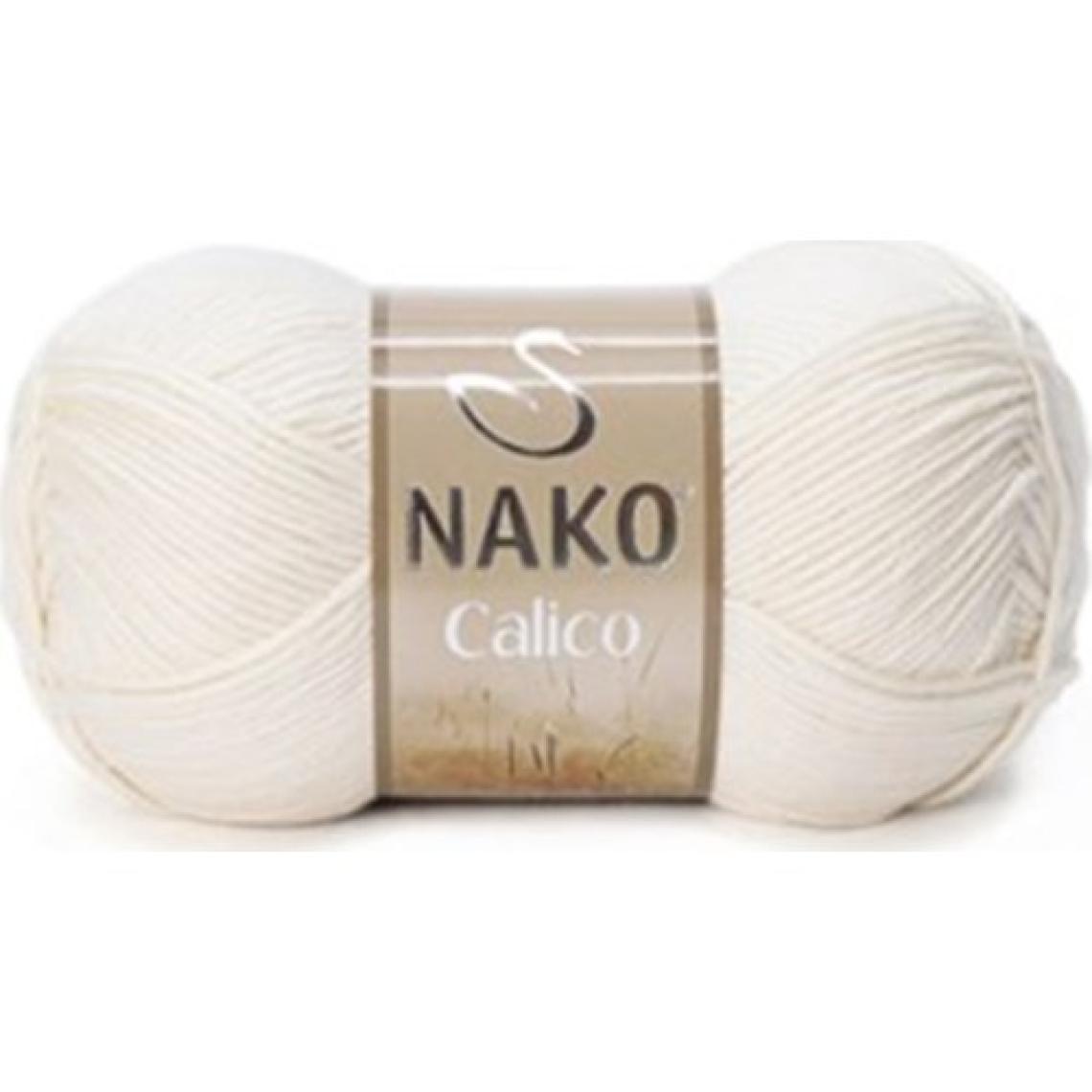 Nako Calico 3782 Ekru Örgü İpi
