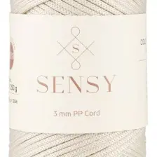 Sensy Polyester Makrome Ip 3 mm 250 Gram Makrome Ipi 120 Metre Supla Ip ve Çanta Ipliği