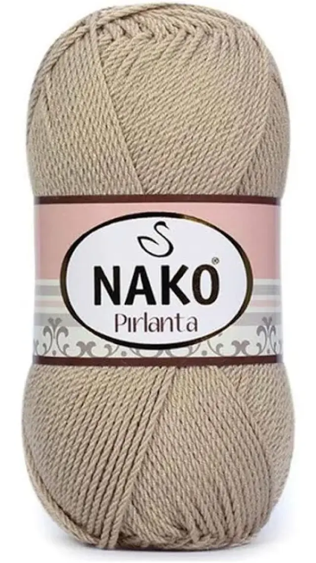 Nako Pırlanta El Örgü İpi  | Bej 6742