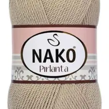 Nako Pırlanta El Örgü İpi  | Bej 6742