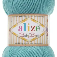 Alize Baby Best El Örgü Ipi Renk KODU:164-AZUR