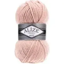 Alize Superlana Maxi El Örgü Ipi Renk KODU:523-KRISTAL Pembe