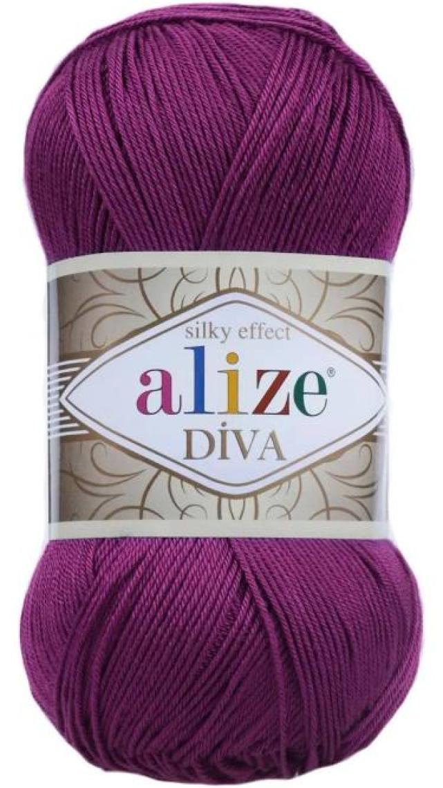 Alize Diva El Örgü İpi 100 g Gelin Pembe 363