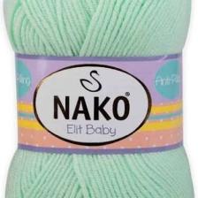 Nako Elit Baby Anti-Pilling El Örgü Ipi Ipliği Yünü Renk KODU:2587-NIL Yeşili