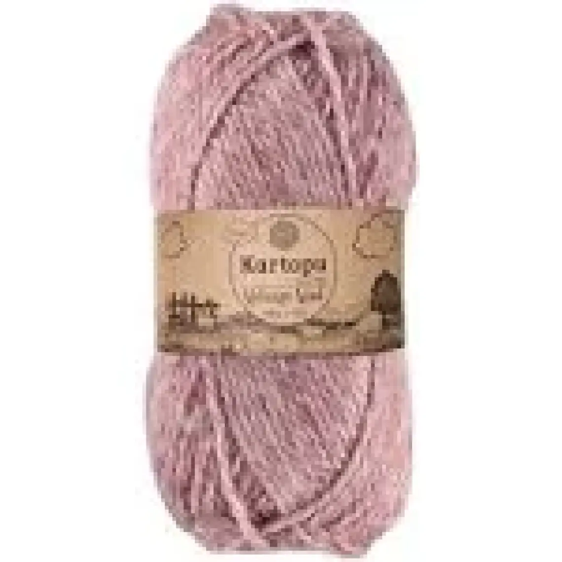 Kartopu Melange Wool El Örgü Ipi Renk KODU:K9004 - Pembe Melanj