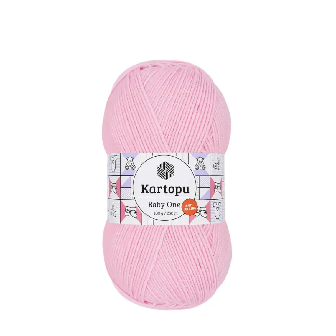 Kartopu Baby One El Örgü İpi  | Açık Pembe K782