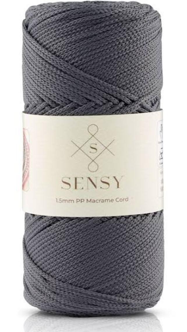 Sensy Premium 1,5 mm 100 gr Polyester Makrome Ipi 150 M Supla Ip ve Çanta Ipliği Makrame Ip