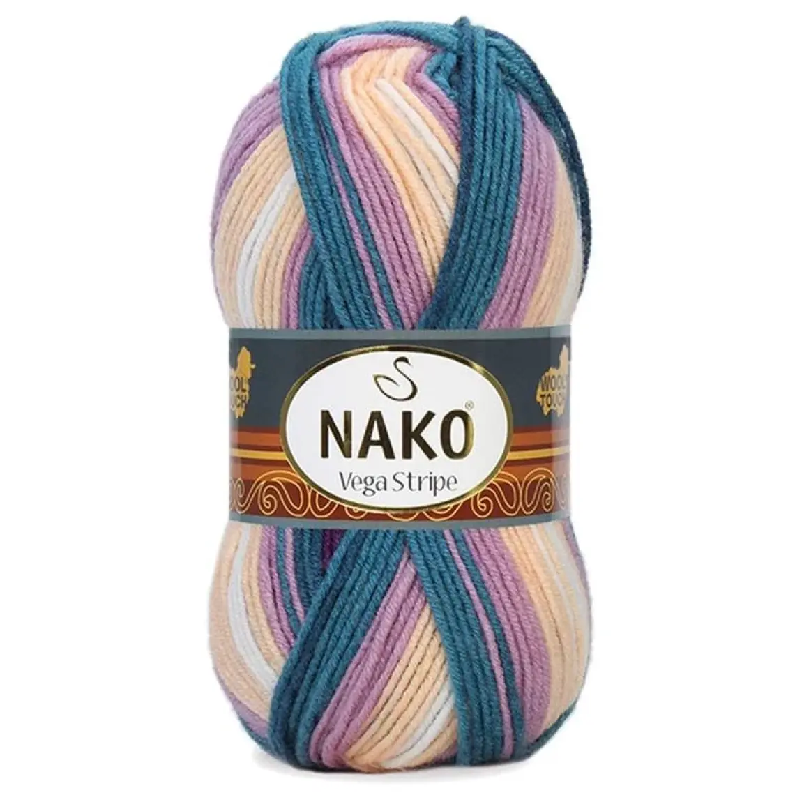Nako Vega Stripe El Örgü Ipi Renk KODU:82416