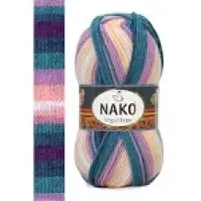Nako Vega Stripe El Örgü Ipi Renk KODU:82416