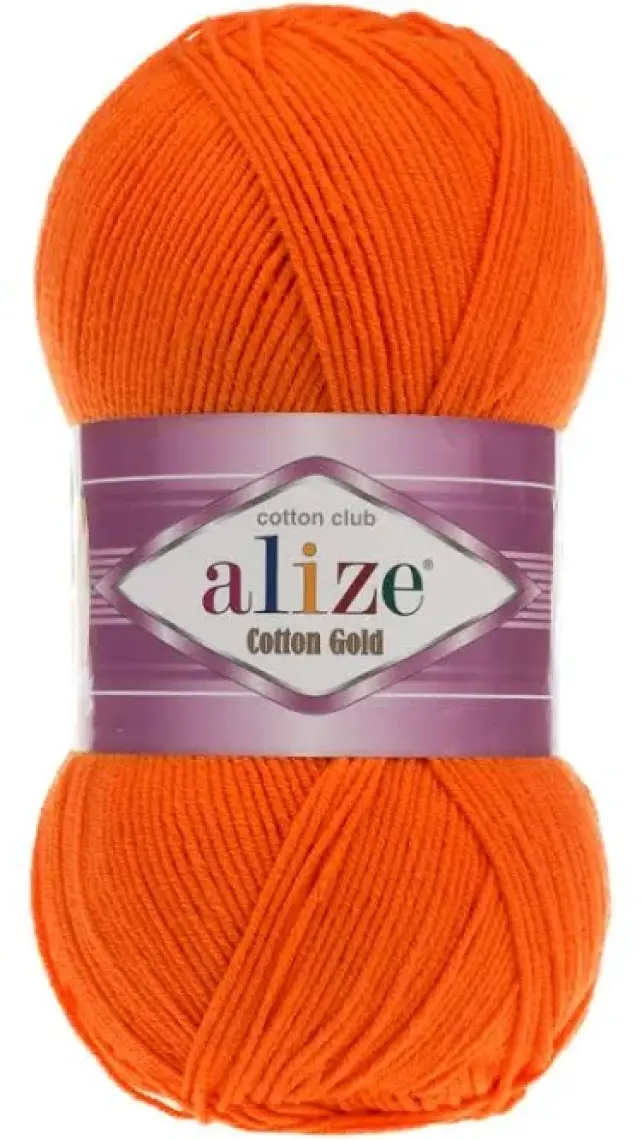 Alize Cotton Gold Pamuk,amigurumi,panç El Örgü Ipi Renk Kodu:37-Oranj