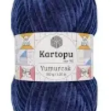 Kartopu Yumurcak K635 Lacivert Kadife El Örgü Ipliği