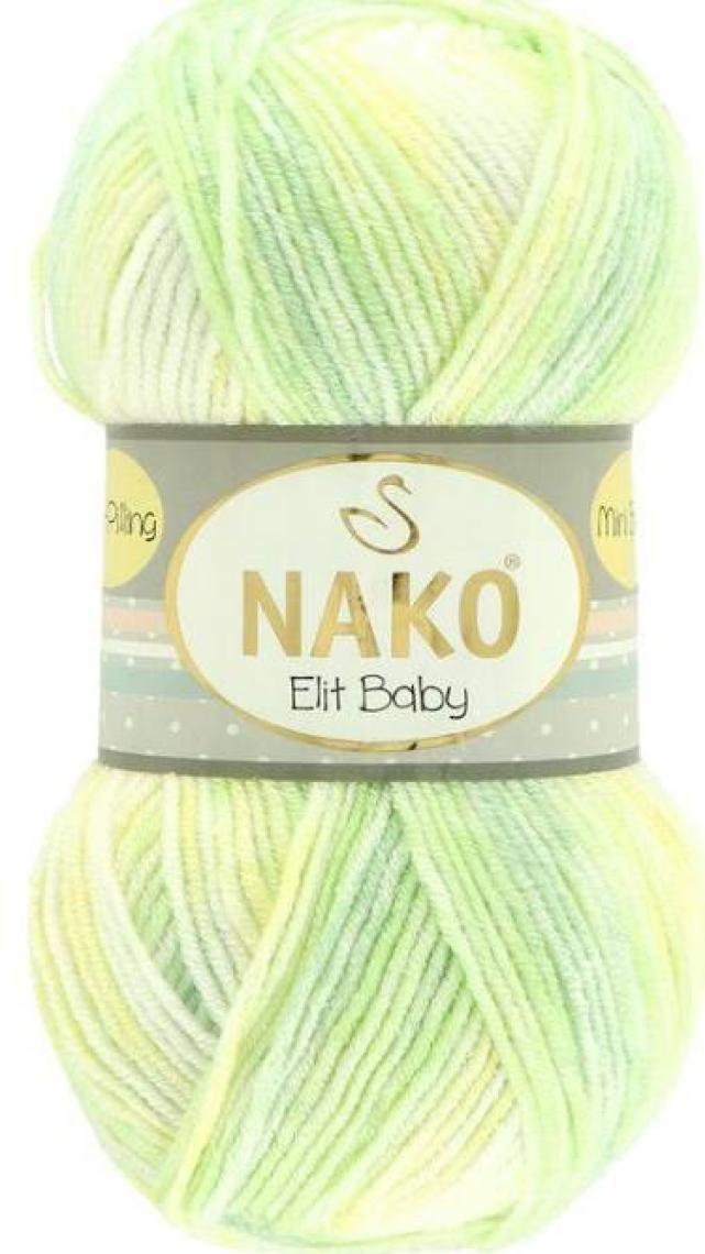 Nako Elit Baby Mini Batik El Örgü İpi 32424