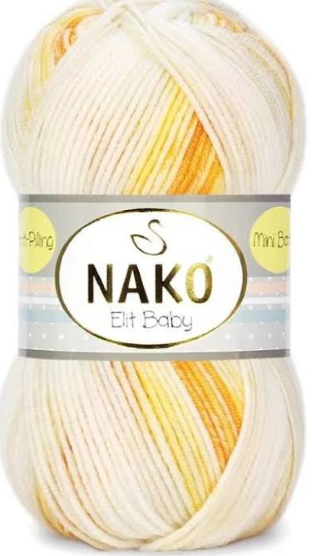 Nako Elit Baby Mini Batik El Örgü İpi 32424