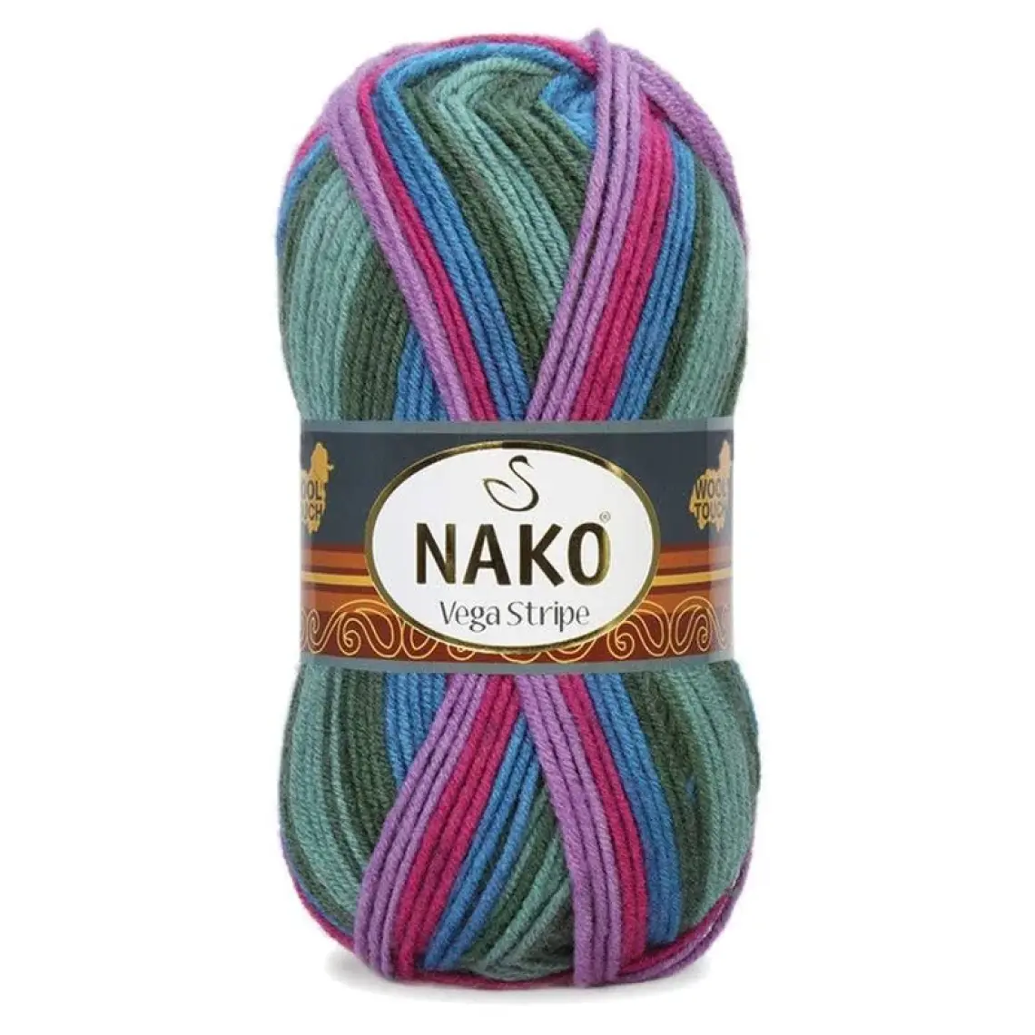 Nako Vega Stripe El Örgü Ipi Renk KODU:82408