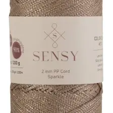 Sensy Premium Simli 200 gr Polyester Makrome Ipi 2 mm - 230 M Supla Ip ve Çanta Ipliği