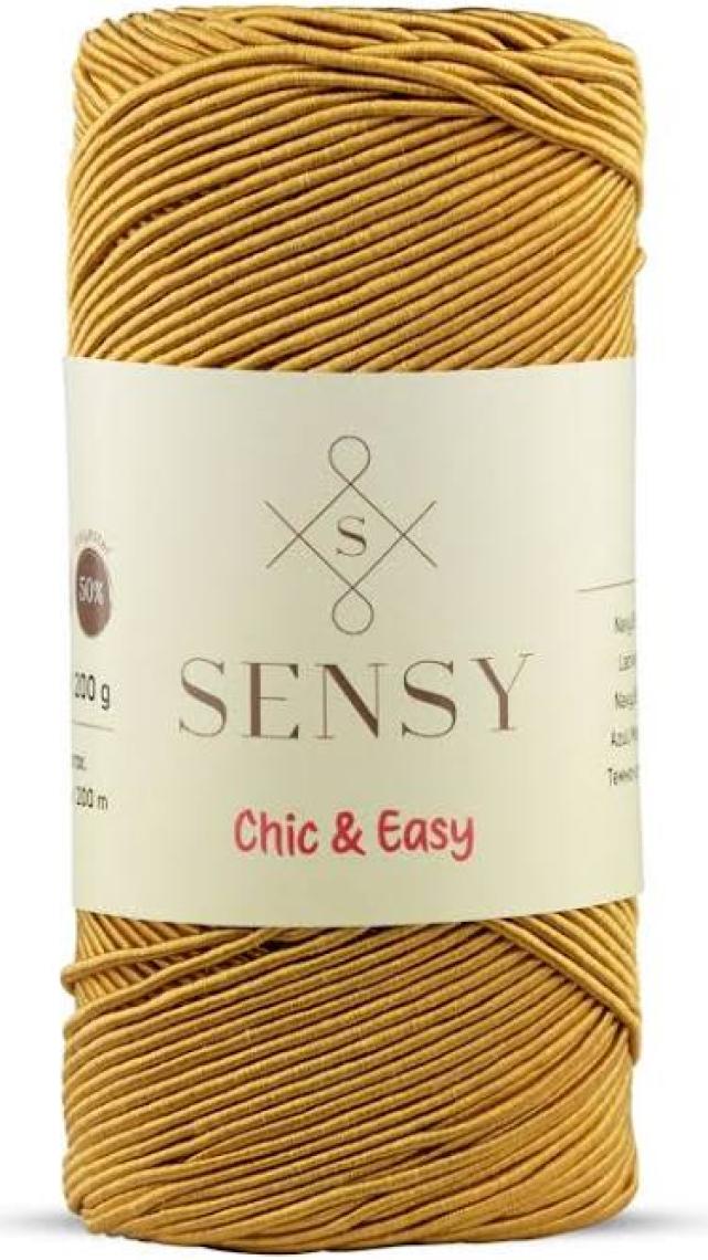 Sensy Chic&easy 200 gr Slim Supra Ipi Mumlu Ip Runner Ipi Çanta Ipi Makrome Ip Pase Ip
