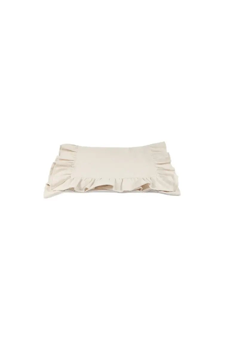Cotton Maison Naturel Fırfırlı Runner Vintage