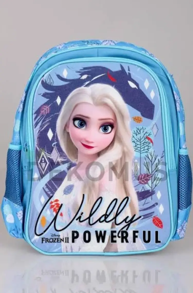Elsa Dekomus Lisanslı "mavi Karlar Ülkesi Elsa Frozen Koleksiyonu "okul ,beslenme ve Kalem Çantası,matara,beslenme Kabı Ile Full Okul/kırtasiye Seti