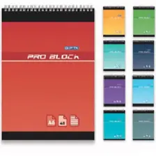 Gıpta Pro Block A6 Defter Karton Kapak Spiralli Kareli 40 Yaprak