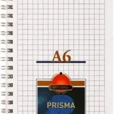 Gıpta Prısma Block A6 Bloknot Spiralli Karton Kapak Kareli 100 Yp.