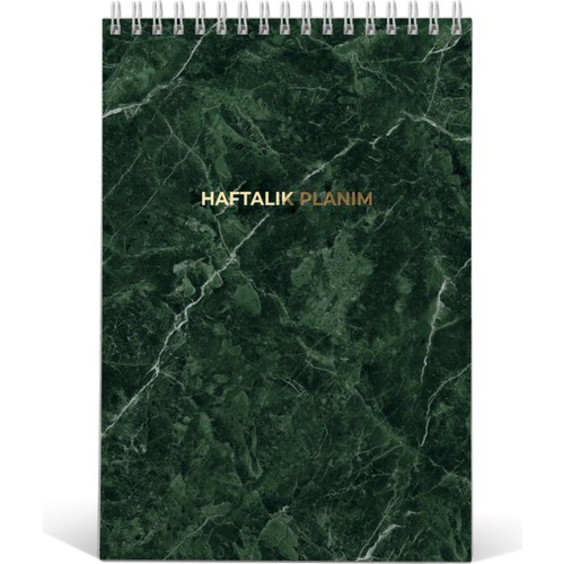 Joo Mermer Serisi Haftalık Planlayıcı (Spiralli)