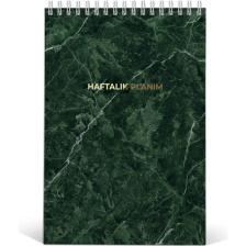 Joo Mermer Serisi Haftalık Planlayıcı (Spiralli)