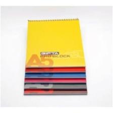 Gıpta Pro Block A5 Bloknot Spiralli Karton Kapak Kareli 40 Yaprak