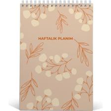 Joo Çiçek Serisi Haftalık Planlayıcı (Spiralli)