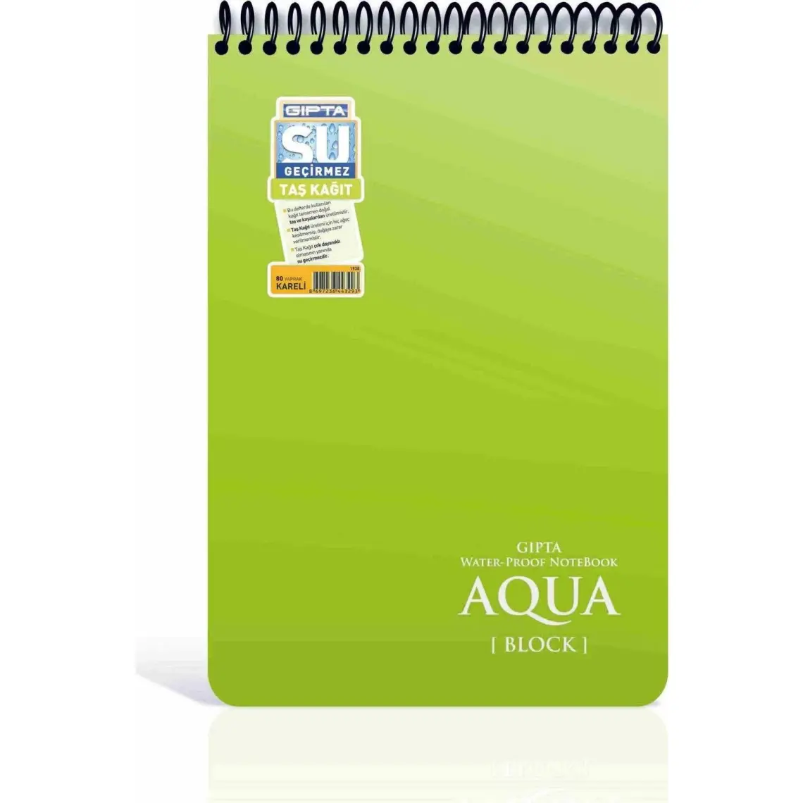 Gıpta Bloknot A6 Aqua Block Spr. Pp 80Yp Kar.1922