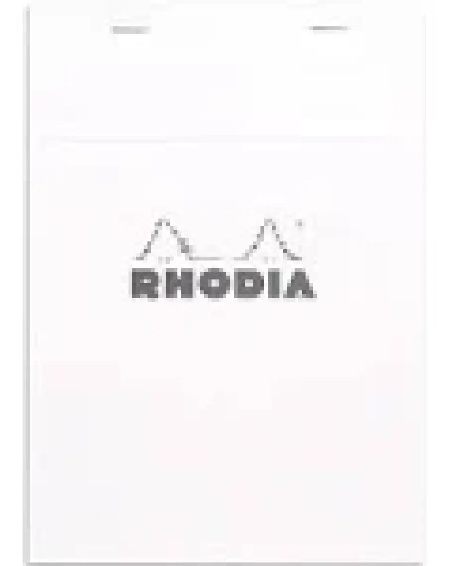 Rhodia A5 Kareli Defter Blok Beyaz Kapak