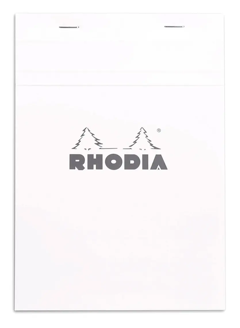 Rhodia A5 Kareli Defter Blok Beyaz Kapak