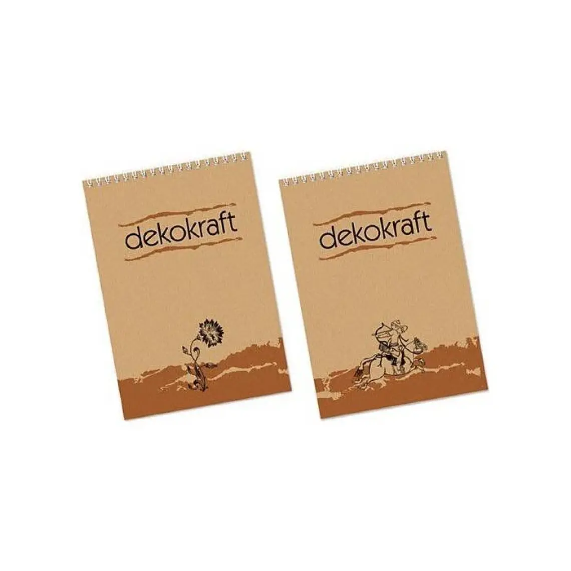 Keskin Color Dekokraft A4 Spiralli Bloknot 100 Yaprak Kareli