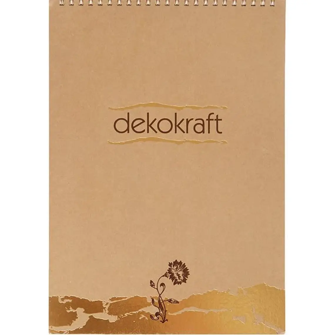 Keskin Color Dekokraft A4 Spiralli Bloknot 100 Yaprak Kareli