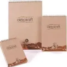 Keskin Color Dekokraft A4 Spiralli Bloknot 100 Yaprak Kareli
