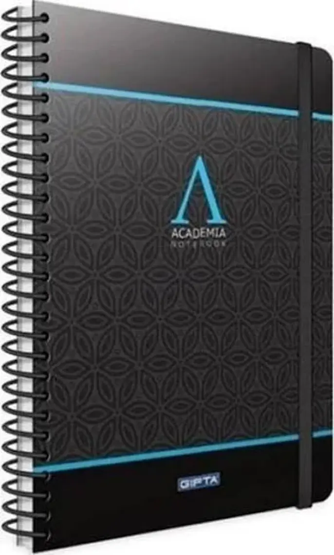 Gıpta Academia Spiralli Sert Kapaklı Defter Kareli