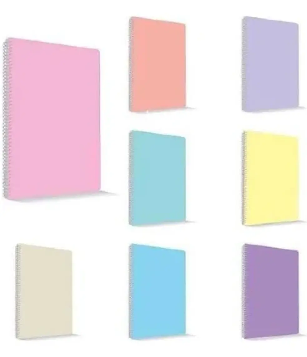 MyNote Flex Pastel A4 60 Yaprak Çizgili Spiralli Plastik Kapak 1 Adet