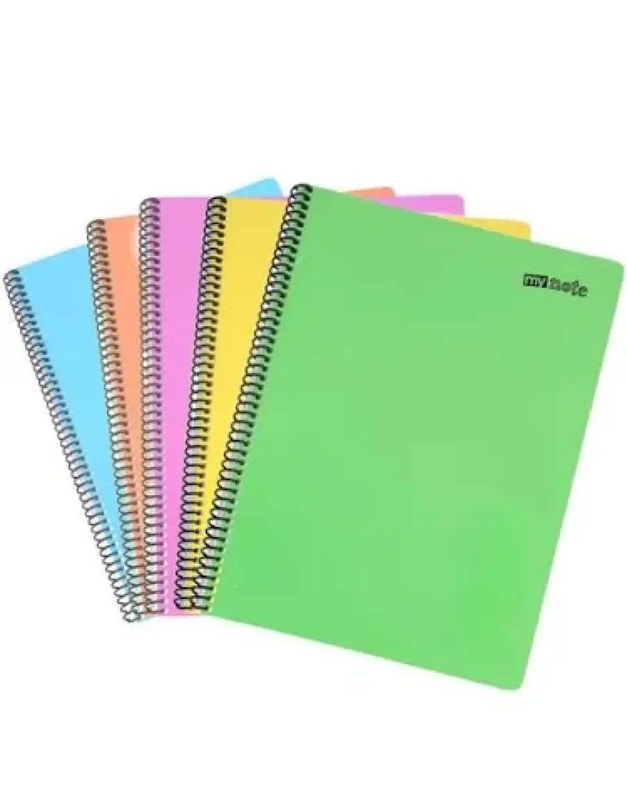 MyNote Flex Pastel A4 60 Yaprak Çizgili Spiralli Plastik Kapak 1 Adet