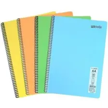 MyNote Flex Pastel A4 60 Yaprak Çizgili Spiralli Plastik Kapak 1 Adet