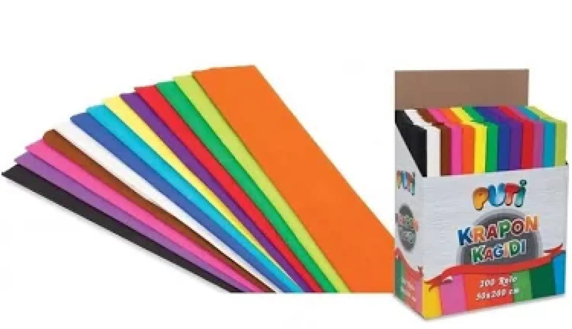 Puti Krapon Kağıdı 50X200 Cm 10 Lu Siyah