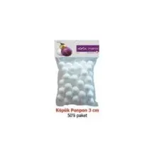 Vincent Foam Ball - Strafor Köpük Top 3 Cm. 50 Adet