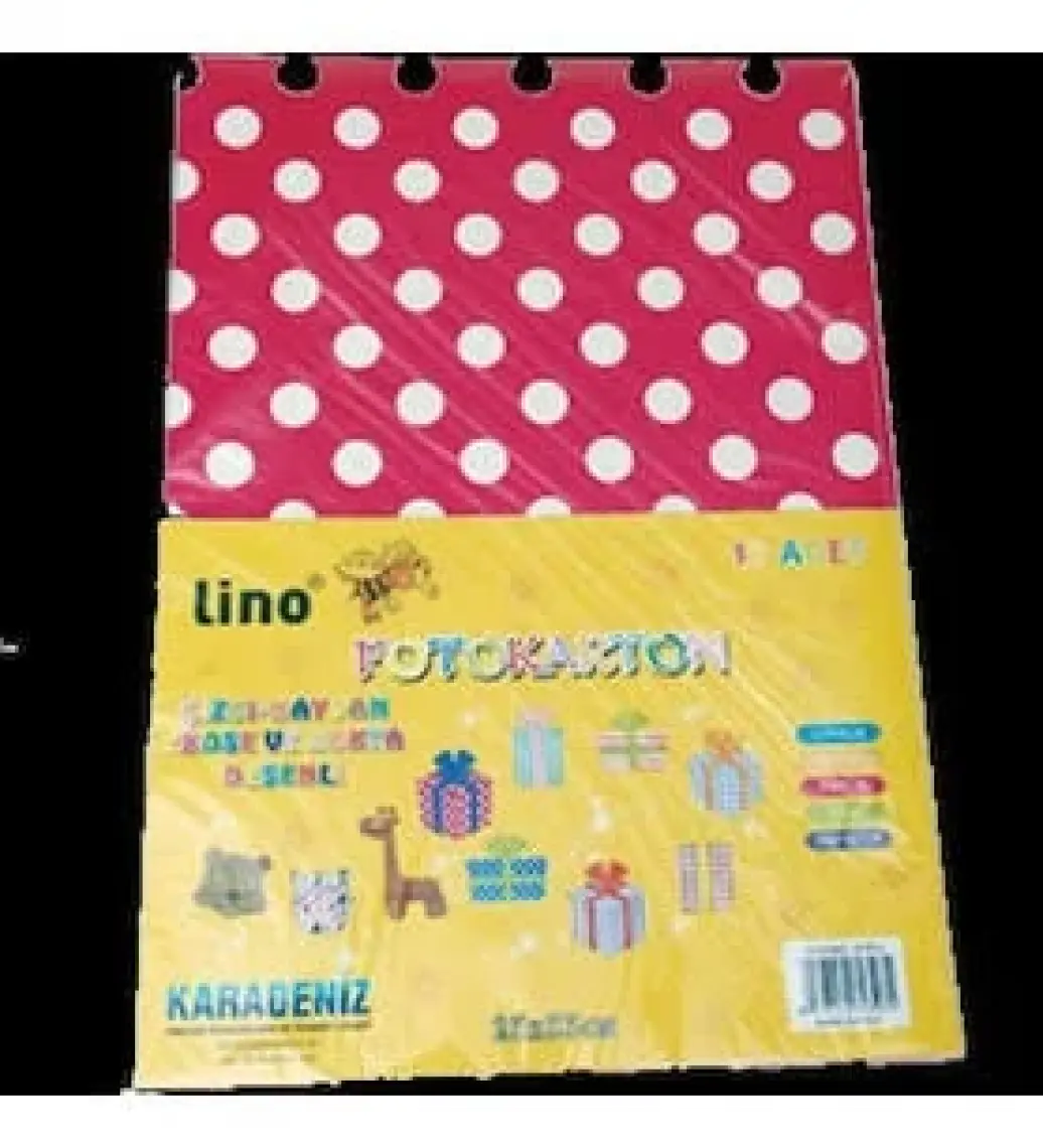 Lino Fotokarton Desenli 23X33 10 Adet 2701J