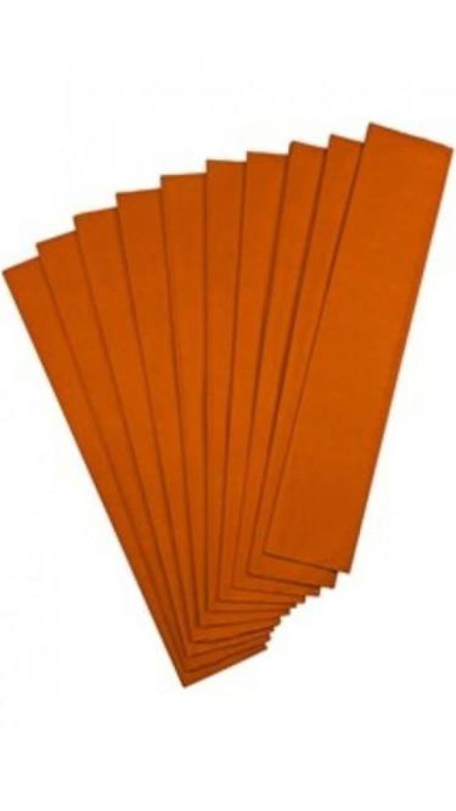 Puti Krapon Kağıdı 50X200 Cm 10 Lu Turuncu